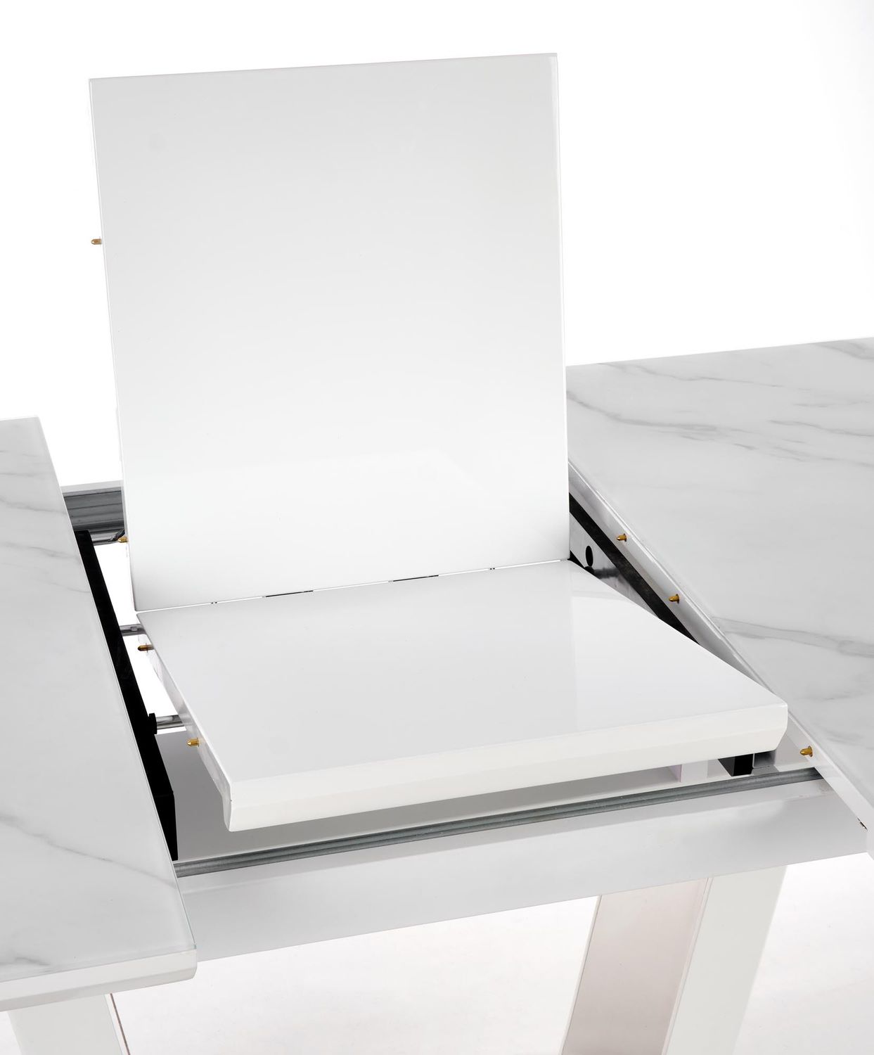 Kitchen Table Blanco | size: Length: 90cm, Width: 200cm, Height: 76cm | color: White/Marble | image: 7 | variant: 1011999