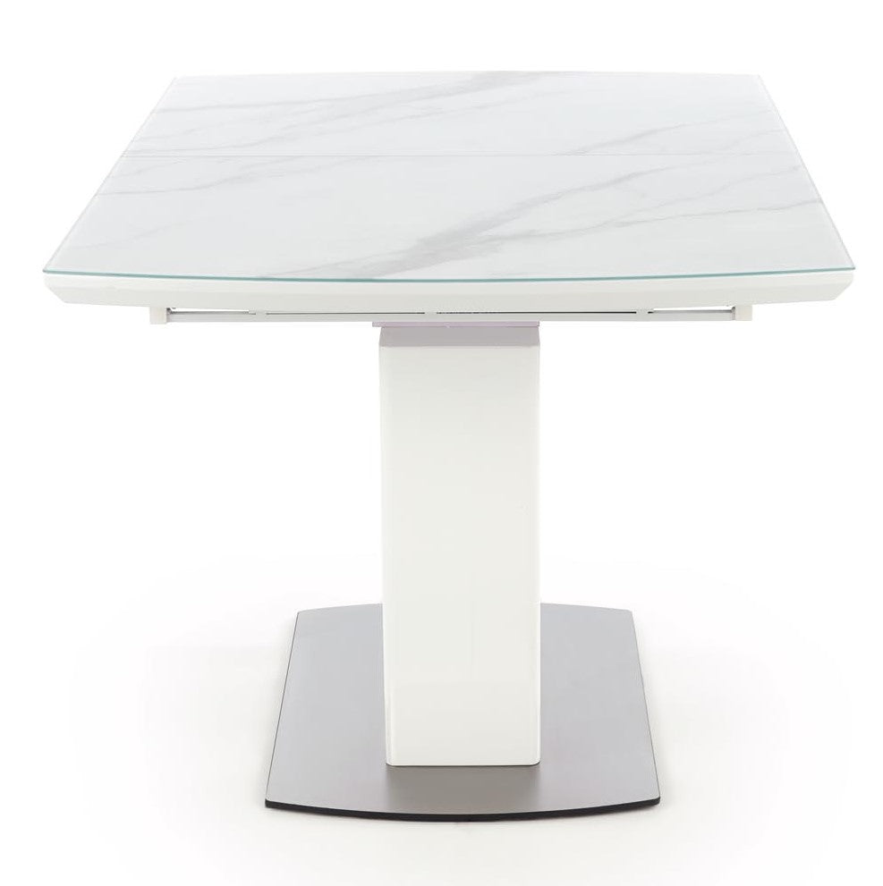Kitchen Table Blanco | size: Length: 90cm, Width: 200cm, Height: 76cm | color: White/Marble | image: 8 | variant: 1011999