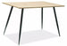 Kitchen Table Bootle | size: Length: 80cm, Width: 120cm, Height: 75cm | color: Oak | image: 0 | variant: 1004404