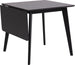 Kitchen Table Broadstairs | size: Length: 80cm, Width: 120cm, Height: 76cm | color: Black | image: 1 | variant: 1001554