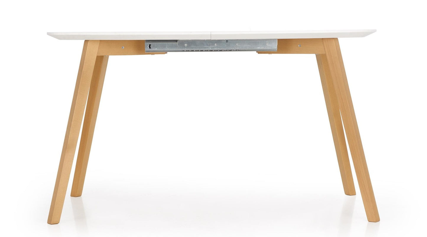 Kitchen Table Caliber | size: Length: 90cm, Width: 200cm, Height: 76cm | color: White/Oak | image: 3 | variant: 1011246