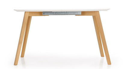 Kitchen Table Caliber | size: Length: 90cm, Width: 200cm, Height: 76cm | color: White/Oak | image: 3 | variant: 1011246