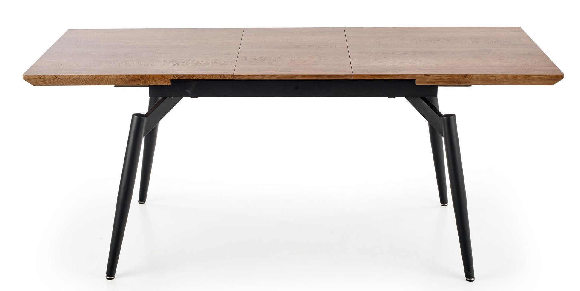 Kitchen Table Cambell | size: Length: 80cm, Width: 180cm, Height: 74cm | color: Black/Oak | image: 3 | variant: 1011258