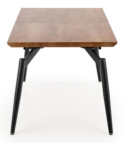 Kitchen Table Cambell | size: Length: 80cm, Width: 180cm, Height: 74cm | color: Black/Oak | image: 5 | variant: 1011258