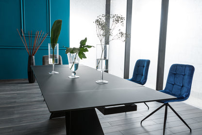 Kitchen Table Cannock | size: Length: 90cm, Width: 240cm, Height: 76cm | color: Black | image: 5 | variant: 1007679