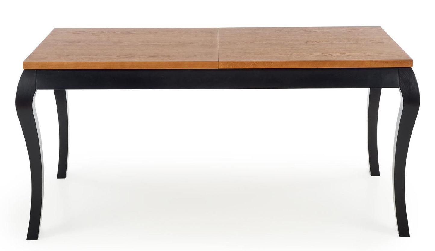 Kitchen Table Cape Town | size: Length: 90cm, Width: 240cm, Height: 76cm | color: Black/Oak | image: 2 | variant: 1003193