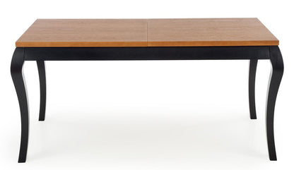 Kitchen Table Cape Town | size: Length: 90cm, Width: 240cm, Height: 76cm | color: Black/Oak | image: 2 | variant: 1003193