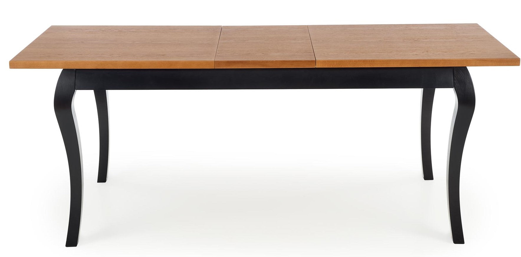 Kitchen Table Cape Town | size: Length: 90cm, Width: 240cm, Height: 76cm | color: Black/Oak | image: 5 | variant: 1003193