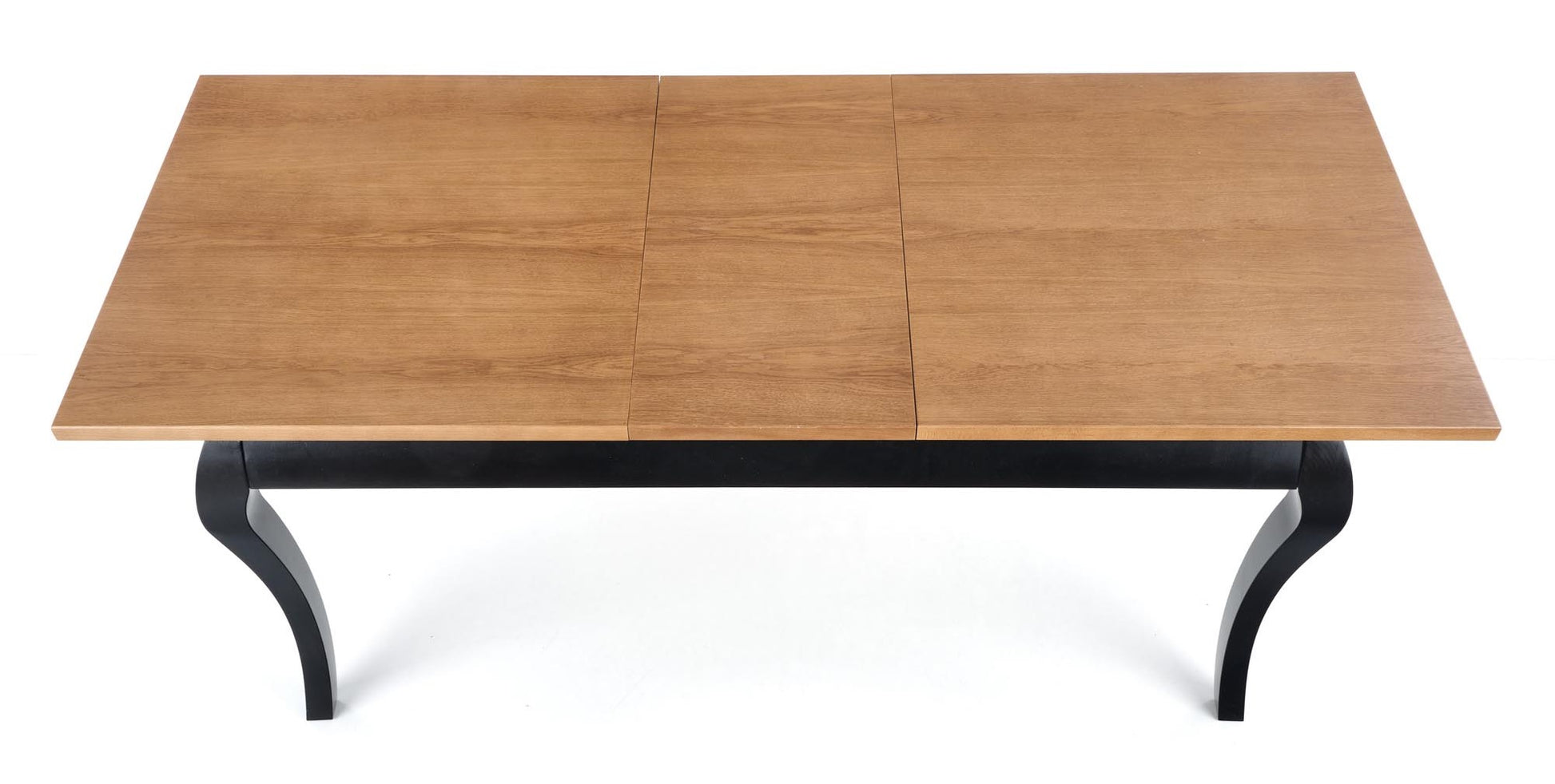 Kitchen Table Cape Town | size: Length: 90cm, Width: 240cm, Height: 76cm | color: Black/Oak | image: 6 | variant: 1003193