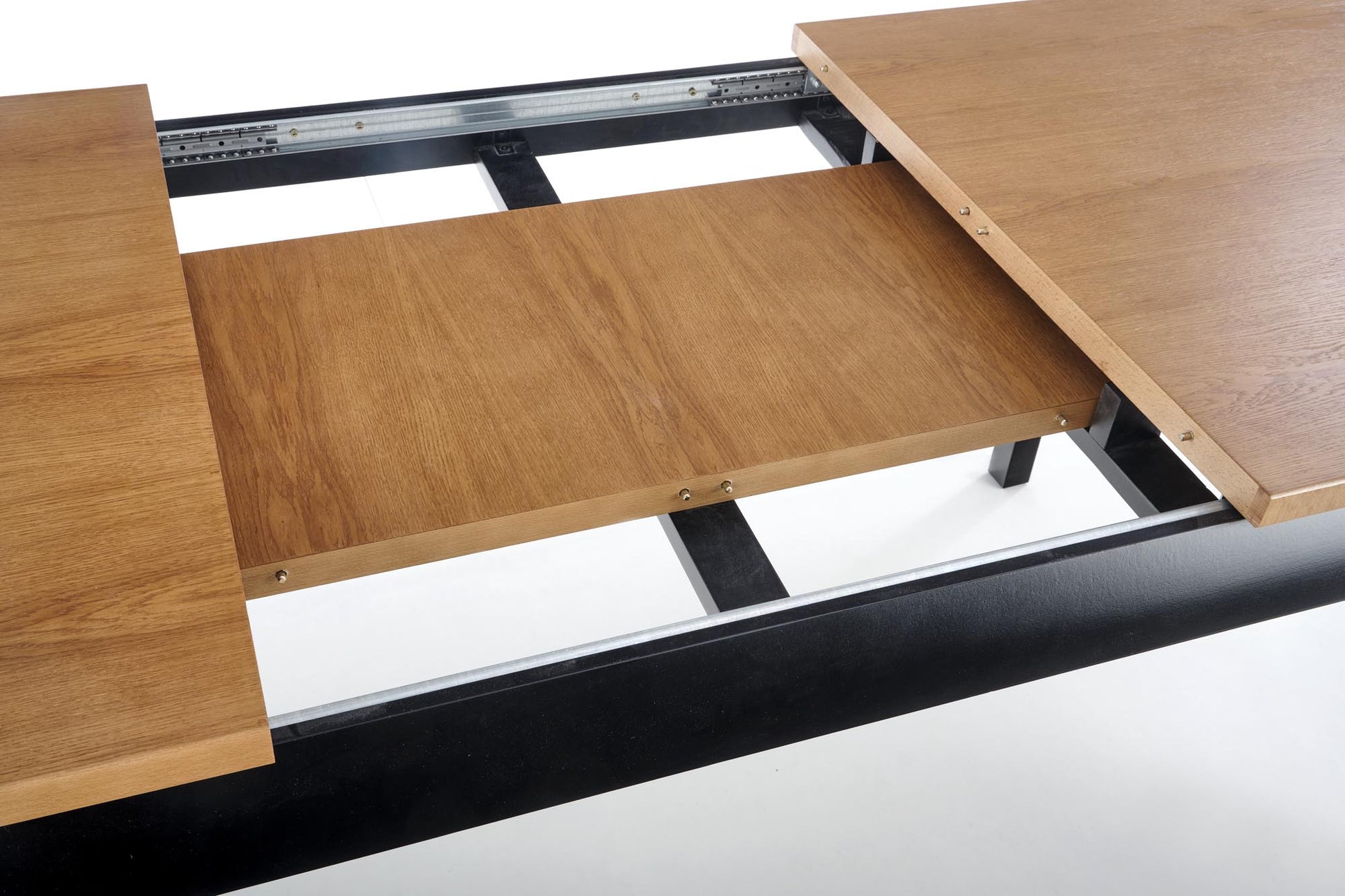 Kitchen Table Cape Town | size: Length: 90cm, Width: 240cm, Height: 76cm | color: Black/Oak | image: 8 | variant: 1003193