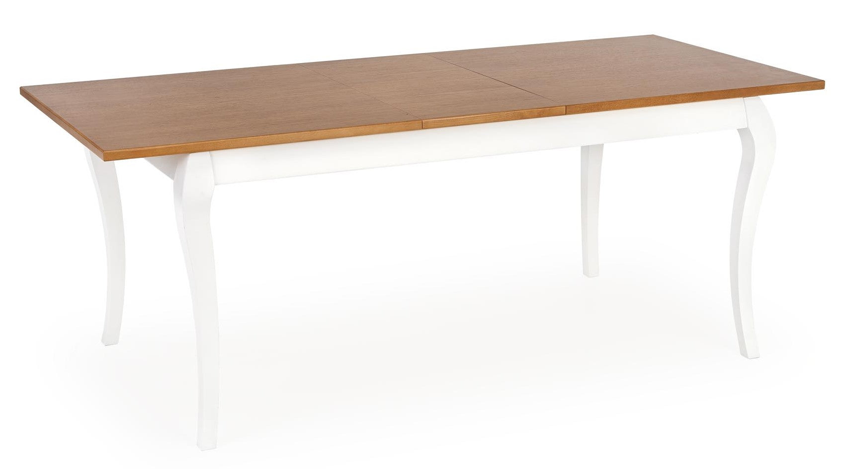 Kitchen Table Cape Town | size: Length: 90cm, Width: 240cm, Height: 76cm | color: White/Oak | image: 2 | variant: 1003194