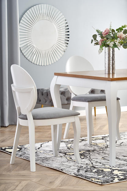 Kitchen Table Cape Town | size: Length: 90cm, Width: 240cm, Height: 76cm | color: White/Oak | image: 8 | variant: 1003194