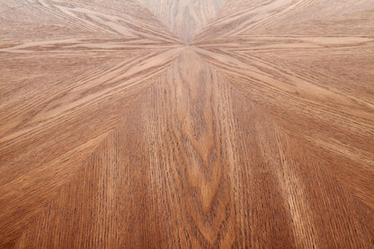 Kitchen Table Carmelo | size: Length: 100cm, Width: 100cm, Height: 75cm, Diameter: 100cm | color: Black/Walnut | image: 5 | variant: 1011231