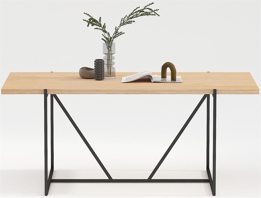 Kitchen Table Cindy 1 | size: Length: 90cm, Width: 180cm, Height: 75cm | color: Oak | image: 2 | variant: 1017622