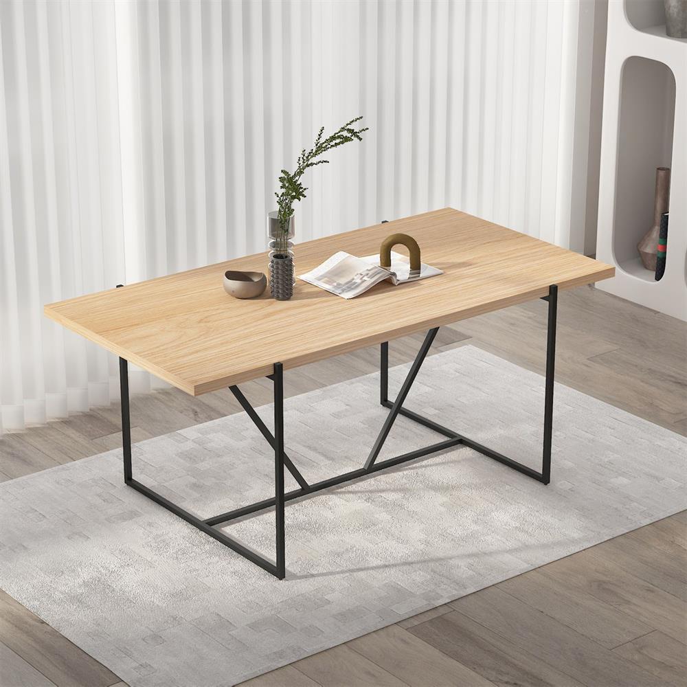 Kitchen Table Cindy 1 | size: Length: 90cm, Width: 180cm, Height: 75cm | color: Oak | image: 4 | variant: 1017622