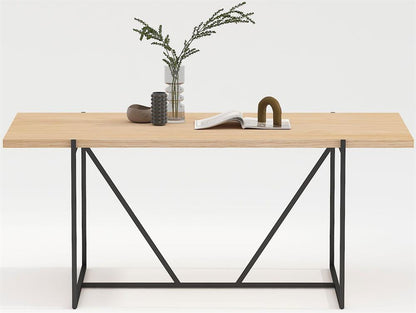 Kitchen Table Cindy | size: Length: 90cm, Width: 160cm, Height: 75cm | color: Oak | image: 2 | variant: 1016760