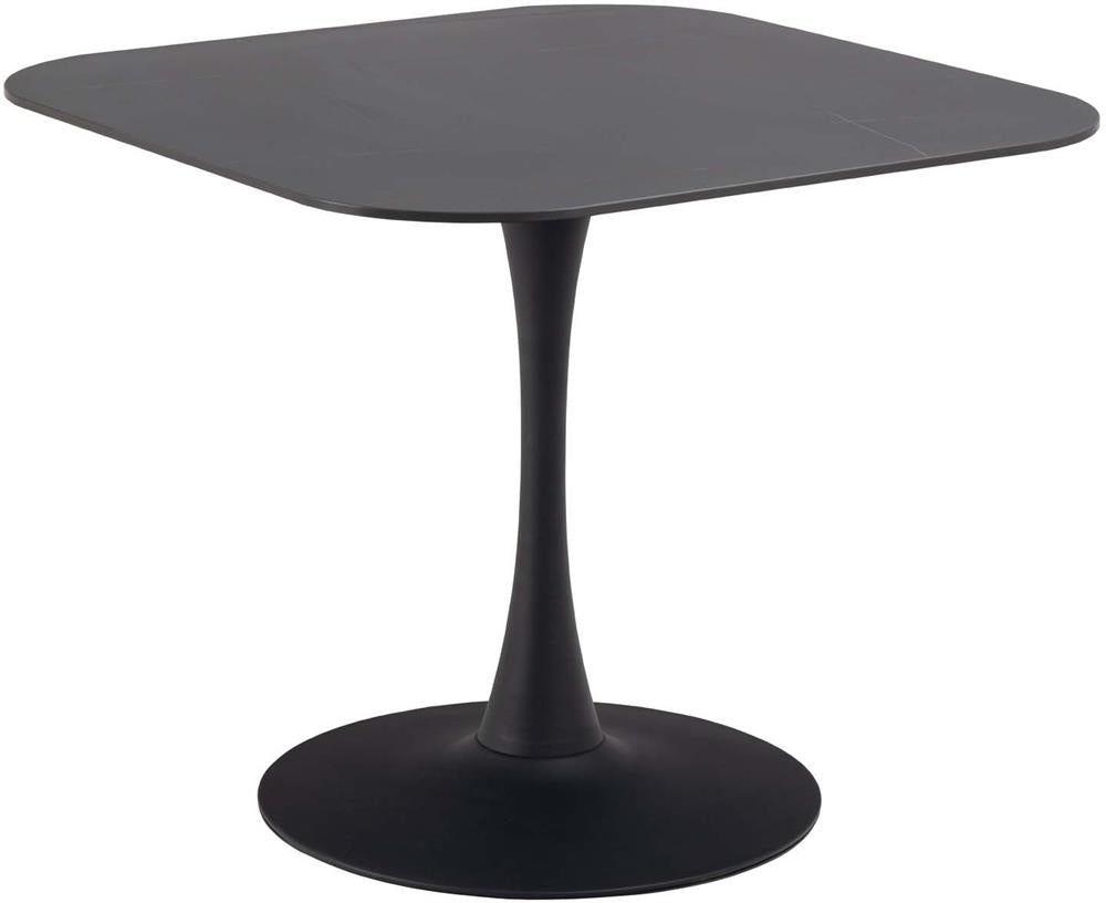 Kitchen Table Cobham | size: Length: 90cm, Width: 90cm, Height: 75cm | color: Black | image: 1 | variant: 1005980