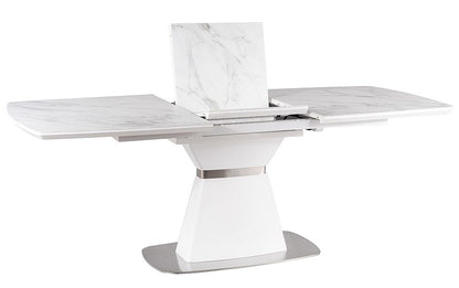 Kitchen Table Colleferro | size: Length: 90cm, Width: 210cm, Height: 76cm | color: White | image: 2 | variant: 1007675