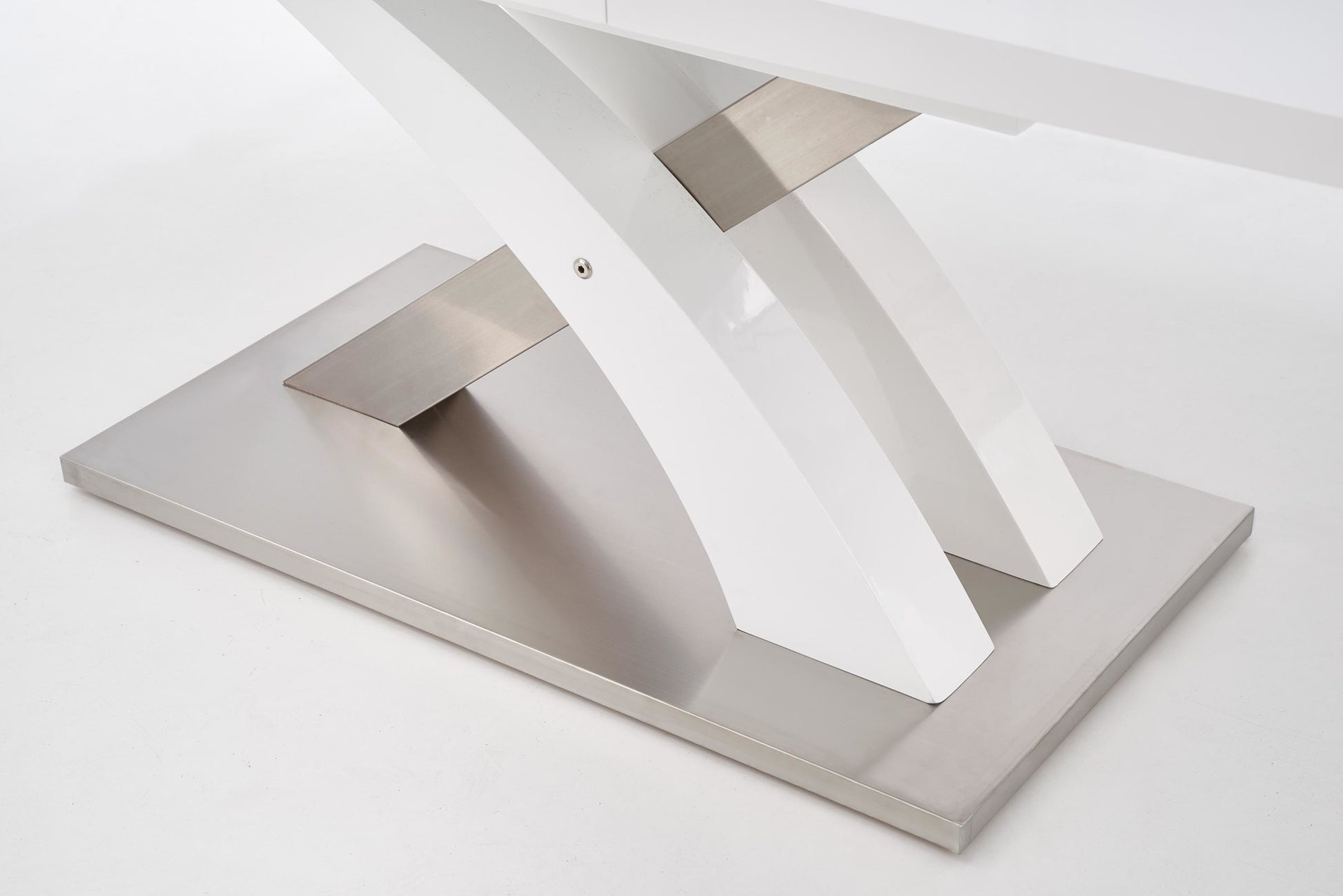 Kitchen Table Delhi | size: Length: 90cm, Width: 220cm, Height: 77cm | color: White | image: 7 | variant: 1003237