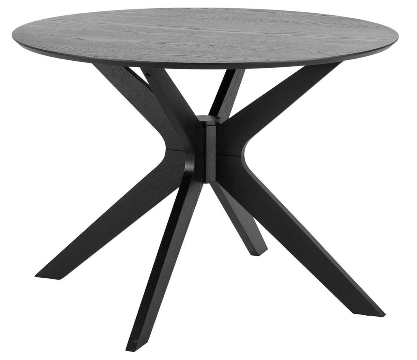 Kitchen Table Duncan | size: Length: 105cm, Width: 105cm, Height: 75cm, Diameter: 105cm | color: Black | image: 0 | variant: 1017892