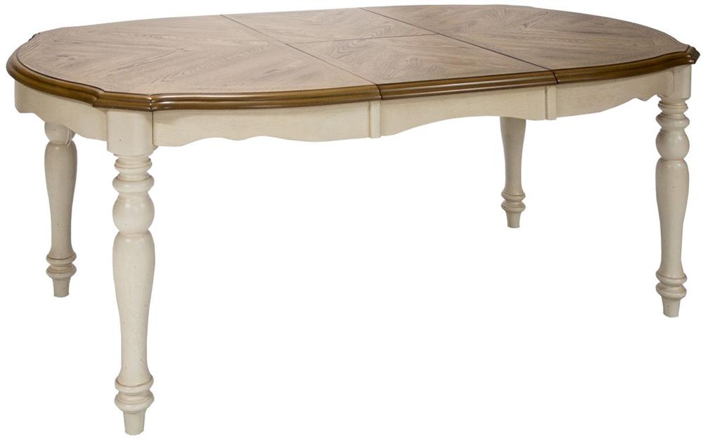 Kitchen Table East Bicester | size: Length: 106.5cm, Width: 182cm, Height: 76cm | color: Oak | image: 3 | variant: 1006298