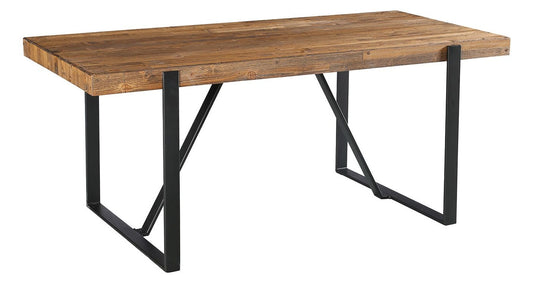 Kitchen Table East Brescia | size: Length: 88cm, Width: 180cm, Height: 76cm | color: Brown | image: 0 | variant: 1006490
