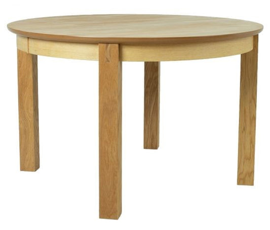 Kitchen Table East Daventry | size: Length: 120cm, Width: 160cm, Height: 75cm, Diameter: 120cm | color: Oak | image: 1 | variant: 1005085