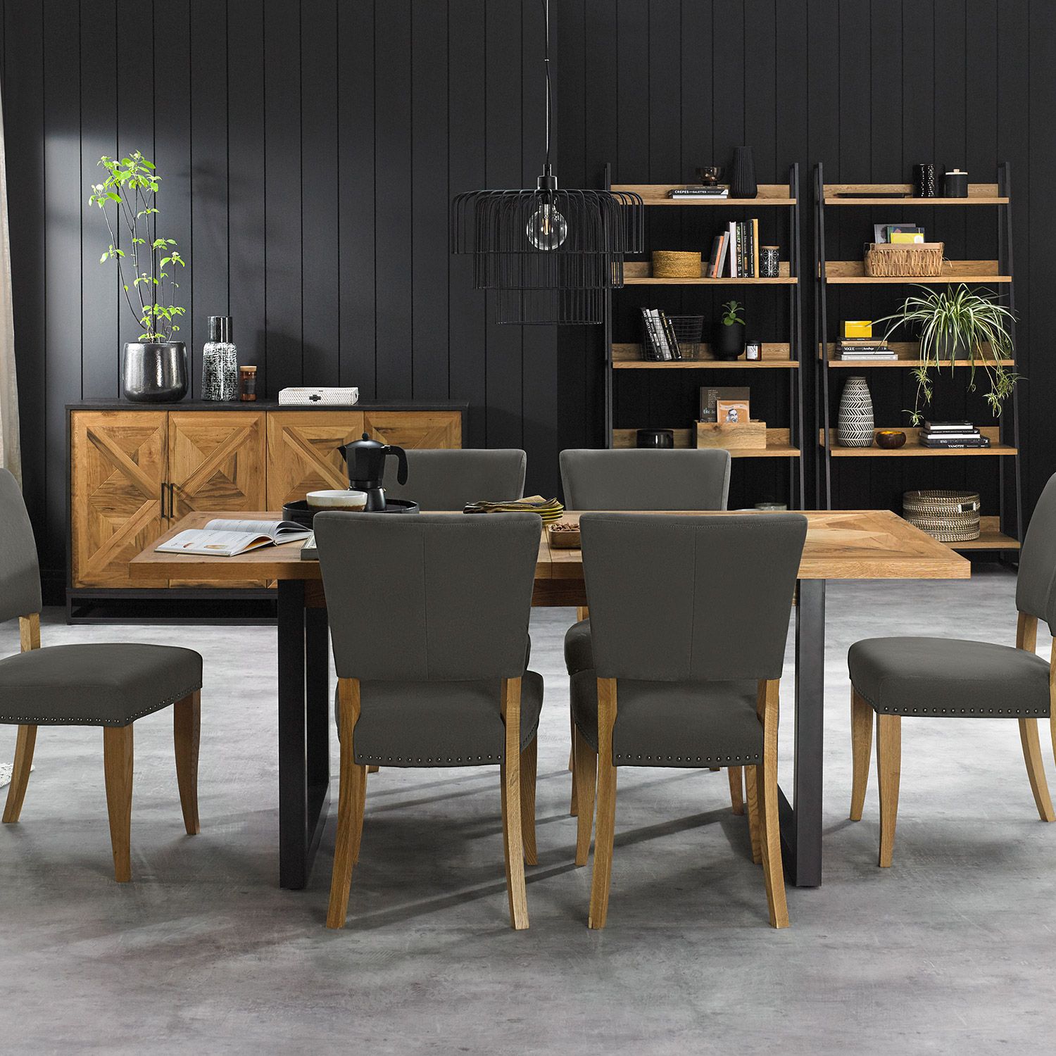 Kitchen Table East Dorking | size: Length: 100cm, Width: 240cm, Height: 76.5cm | color: Oak | image: 3 | variant: 1006488