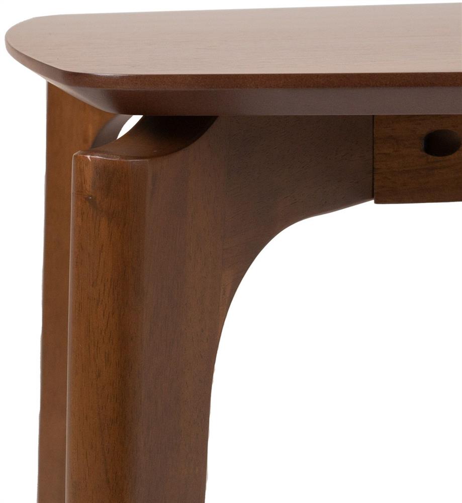 Kitchen Table East Marijampole | size: Length: 90cm, Width: 150cm, Height: 75cm | color: Brown | image: 3 | variant: 1006003