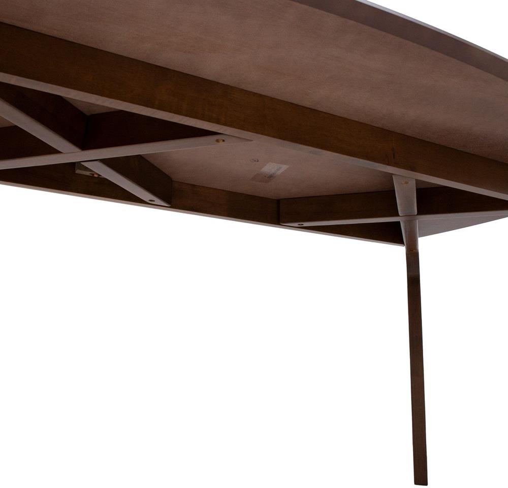 Kitchen Table East Marijampole | size: Length: 90cm, Width: 150cm, Height: 75cm | color: Brown | image: 4 | variant: 1006003