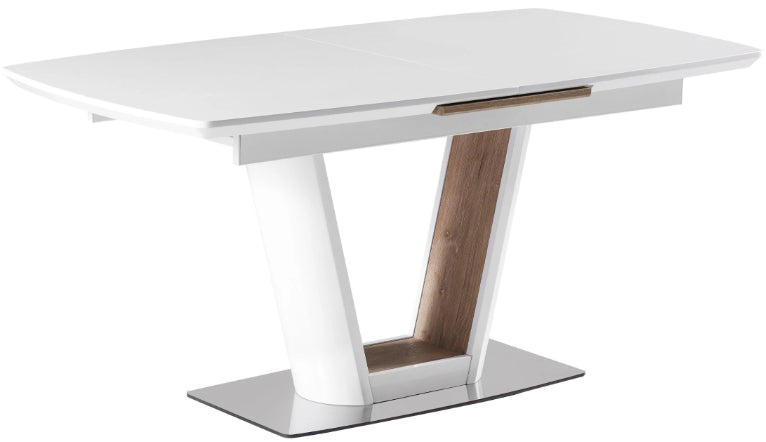 Kitchen Table East Pune | size: Length: 90cm, Width: 200cm, Height: 76cm | color: White | image: 1 | variant: 1006872