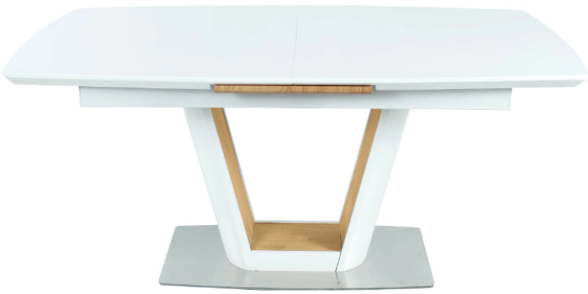 Kitchen Table East Pune | size: Length: 90cm, Width: 200cm, Height: 76cm | color: White | image: 2 | variant: 1006872