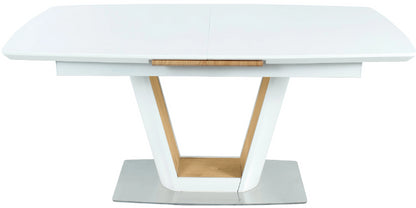 Kitchen Table East Pune | size: Length: 90cm, Width: 200cm, Height: 76cm | color: White | image: 2 | variant: 1006872