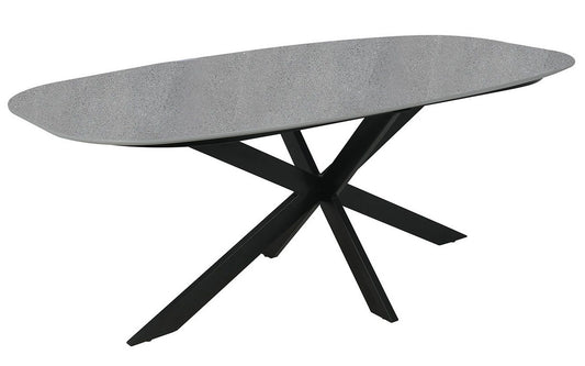 Kitchen Table East Reggio Emilia | size: Length: 100cm, Width: 200cm, Height: 76cm | color: Gray | image: 0 | variant: 1006487