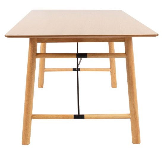 Kitchen Table East Sandy | size: Length: 90cm, Width: 180cm, Height: 75cm | color: Oak | image: 3 | variant: 1005081
