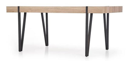 Kitchen Table East Seoul | size: Length: 90cm, Width: 170cm, Height: 76cm | color: Black/Oak | image: 6 | variant: 1006818
