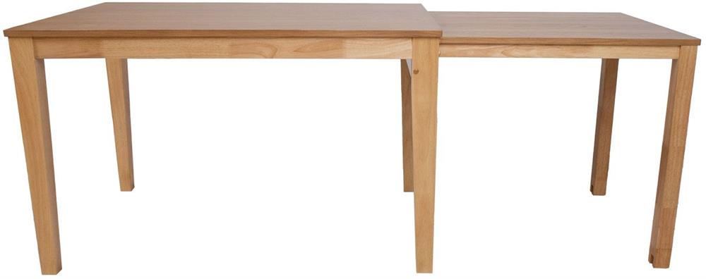 Kitchen Table East Sofia | size: Length: 75cm, Width: 195cm, Height: 75cm | color: Oak | image: 4 | variant: 1006012