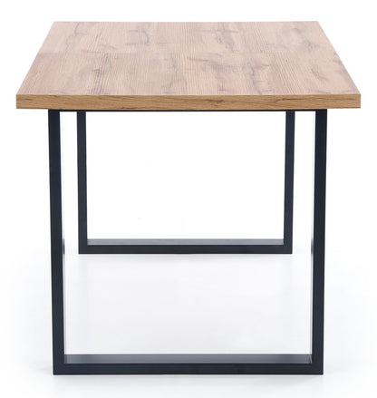 Kitchen Table East Taipei | size: Length: 90cm, Width: 210cm, Height: 74cm | color: Black/Oak | image: 7 | variant: 1006827