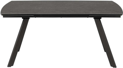 Kitchen Table East Utena | size: Length: 97cm, Width: 240cm, Height: 75cm | color: Black | image: 2 | variant: 1006010
