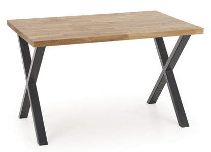 Kitchen Table East Washington | size: Length: 85cm, Width: 140cm, Height: 76cm | color: Black/Oak | image: 1 | variant: 1006844