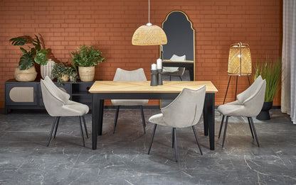 Kitchen Table Edmondo | size: Length: 90cm, Width: 240cm, Height: 75cm | color: Oak | image: 5 | variant: 1017867