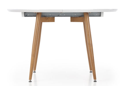 Kitchen Table Edward | size: Length: 100cm, Width: 200cm, Height: 75cm | color: White/Oak | image: 5 | variant: 1006448