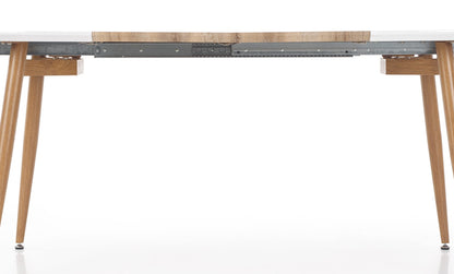 Kitchen Table Edward | size: Length: 100cm, Width: 200cm, Height: 75cm | color: White/Oak | image: 7 | variant: 1006448