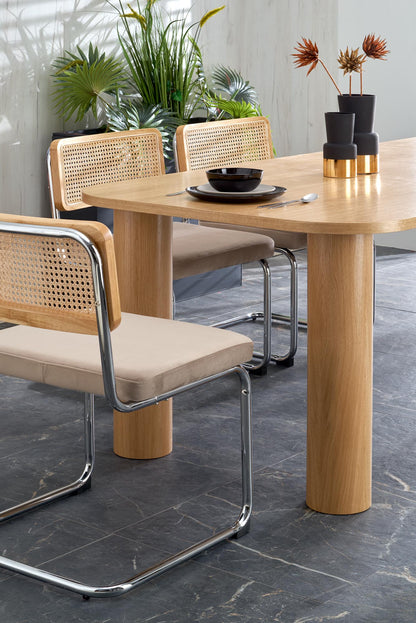 Kitchen Table Elefante 1 | size: Length: 100cm, Width: 240cm, Height: 77cm | color: Oak | image: 4 | variant: 1013029