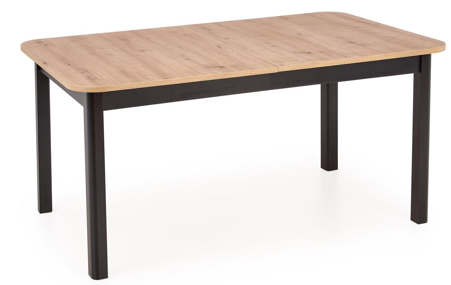 Kitchen Table Florian | size: Length: 90cm, Width: 228cm, Height: 76cm | color: Black/Oak | image: 1 | variant: 1006359