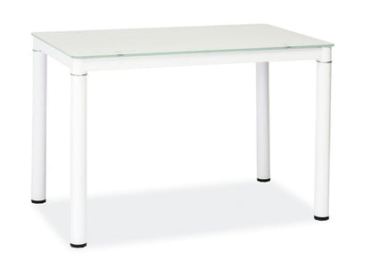 Kitchen Table Galant 1 | size: Length: 70cm, Width: 110cm, Height: 75cm | color: White | image: 1 | variant: 1006580