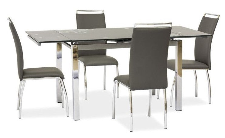 Kitchen Table GD017 | size: Length: 74cm, Width: 170cm, Height: 75cm | color: Gray | image: 2 | variant: 1006576
