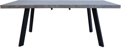 Kitchen Table Geneva | size: Length: 84.5cm, Width: 198cm, Height: 77cm | color: Gray | image: 4 | variant: 1001572