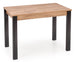 Kitchen Table Gino | size: Length: 60cm, Width: 135cm, Height: 75cm | color: Black/Oak | image: 1 | variant: 1006368