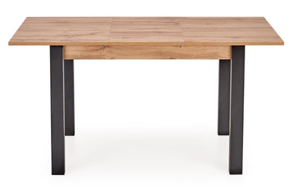 Kitchen Table Gino | size: Length: 60cm, Width: 135cm, Height: 75cm | color: Black/Oak | image: 3 | variant: 1006368